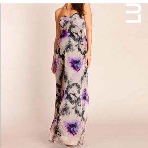 Maternity - Seraphine Silk printed Maternity Dress (size 6 US)